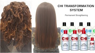 Permanent Straightening  CHI TRANSFORMATION SYSTEM [upl. by Fablan]