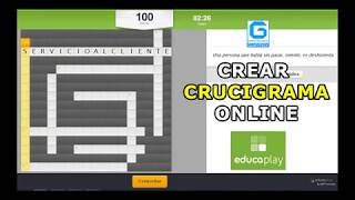 Crear crucigrama online para imprimir Create Online Crossword [upl. by Esaj]