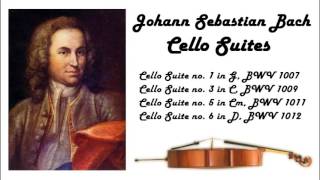 Johann Sebastian Bach  Cello suites in 432 Hz great for reading or studying [upl. by Yettie]