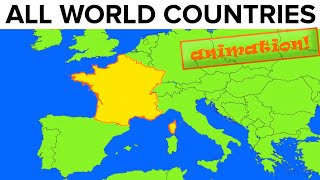 All World Countries · Map  Flag  Capital City  Pronunciation [upl. by Sheffield]