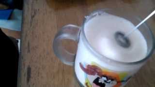 Aerolatte Review Frothing Cold Milk In Under 1 Minute [upl. by Crin]