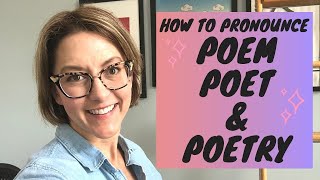 Learn to Pronounce POEM POET POETRY  American English Pronunciation Lesson learnenglish [upl. by Melisse730]