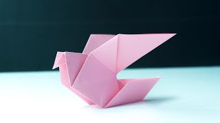 Cómo hacer una paloma de papel  Origami Dove [upl. by Niabi]