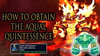 How to Summon Ragnaros  Aqual Quintessence  Classic WoW [upl. by Fitts]